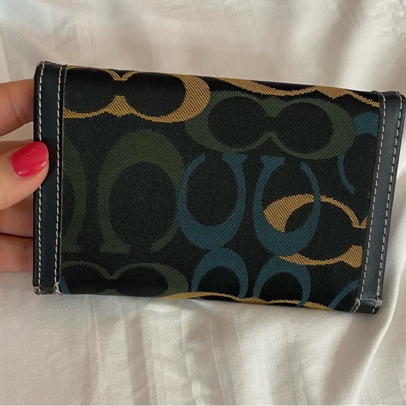 Multi Color Coach Wallet - Picture 2 of 3